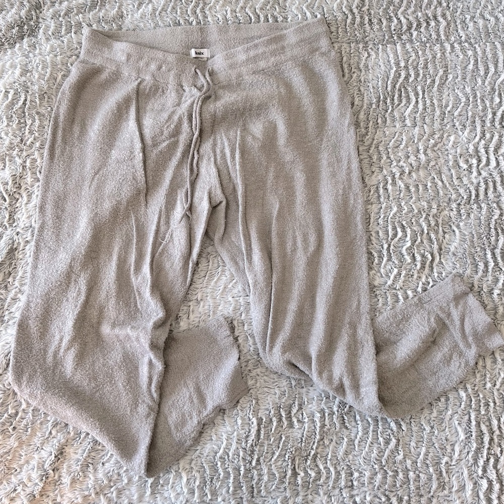 knix | Grey Cozzzy Track Pant | Size Large